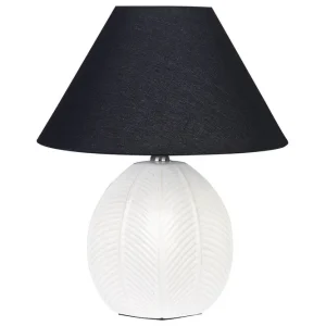 Rabatter Zakel Bordslampa 42 cm E27 Gräddvit/Svart - Belysning