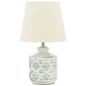 Erbjudandepris Tesoro Bordslampa 35 cm E14 Ljusbeige - Belysning