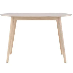 Matbord Peach Flora Dining Table ø120 - Whitewash / Veneer Whitewash - Möbler Erbjudande