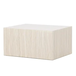 Fynd Soffbord Peach York Sofa Table 40x60x80 cm - Travertine Look Beige - Möbler