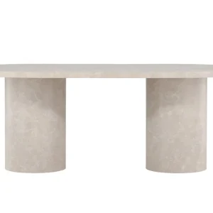 Matbord Peach Narvik Dining Table 100x200 cm - Beige Marblelook / Beige - Möbler Köp online