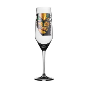 Carolina Gynning Golden Butterfly Kristall Champagneglas 24 cm Transparent - Servering & matlagning Fynd