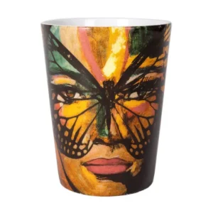 I lager Carolina Gynning Golden Butterfly Kaffekopp Benporslin 35 cl Flerfärgad - Servering & matlagning