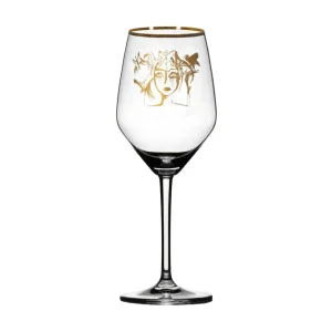 Fynd Carolina Gynning Slice of Life Vitvinsglas 22 cm Guld - Servering & matlagning