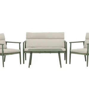 Venture Home Mazzaro Soffgrupp Utomhus 4-sits Grön/Beige - Utemöbler & utemiljö Begränsat antal
