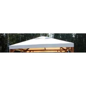 Paviljongtak 3 x 4 m Beige - Utemöbler & utemiljö Expressleverans