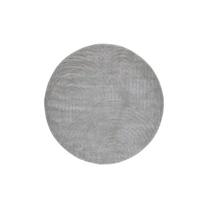 Expressleverans KM Home Genova Zen Wiltonmatta 120x120 cm Rund Grå - Textil & mattor