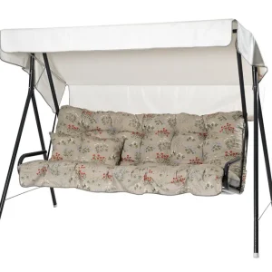 Varax Suvi Komplett Hammock 200 cm Grå/Blommig - Utemöbler & utemiljö Begränsat erbjudande