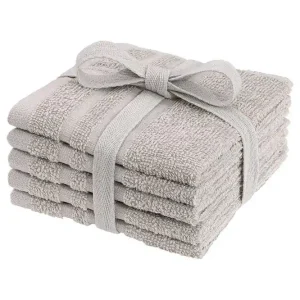 Utförsäljning Tvättlappar Basic 25 x 25 cm Sand - Textil & mattor