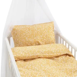 Påslakanset till Spjälsäng 2-Dels Hedda Gul - Textil & mattor Rabatt