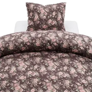 Lågt pris Påslakanset Enkelsäng Harmony 2-Dels Penny Brun - Textil & mattor