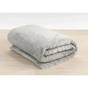 Köp online Pläd Sherpa 130 x 170 cm Grå - Textil & mattor
