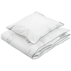 Täcke + Kudde Barn Lyxfiber 28 x 35 cm + 70 x 80 cm Vit - Textil & mattor Expressleverans