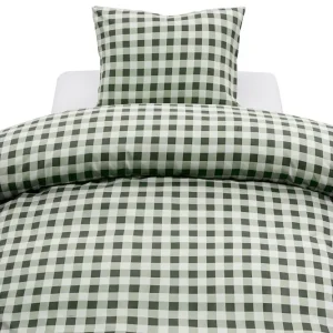 Påslakanset Enkelsäng Harmony 2-Dels Turild Grön - Textil & mattor Fynd