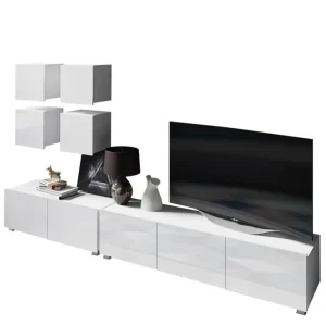 Concept 55 Tessan Tv-möbelset Vit - Möbler Premium