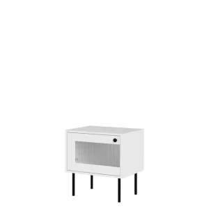 Nyhet Akilesh Sängbord 52 cm Vit - Möbler