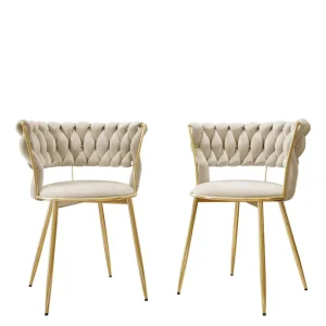 Garrick Karmstol Beige - Möbler Endast idag