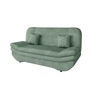 Figurelle Bäddsoffa 2-sits i Bouclé Grön - Möbler Erbjudande