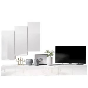Concept 55 Tessan Tv-möbelset Vit - Möbler Begränsad tid