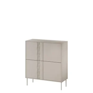 Nedsatt pris Akiko Byrå 100 cm Beige - Förvaring