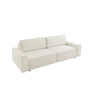 Bella Bäddsoffa 3-sits i Plysch Beige - Möbler Sänkt pris