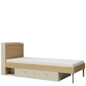 Buhan Sängram 90x200 cm Beige/Brun - Möbler Rabatt