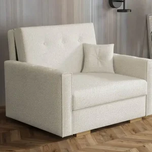 Reapris Ajiz Bäddsoffa 2-sits i Bouclé Beige - Möbler
