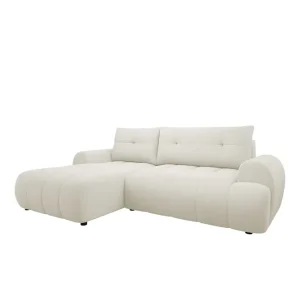 Ceibo Bäddsoffa med Divan 3-sits i Plysch Beige - Möbler Trygg betalning
