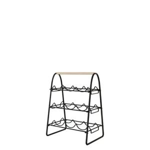 Haruaki Vinställ 33x29 cm 46x Svart - Förvaring Kundfavorit