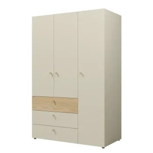 Buhan Garderob 120x185 cm Beige/Brun - Förvaring Extra rabatt