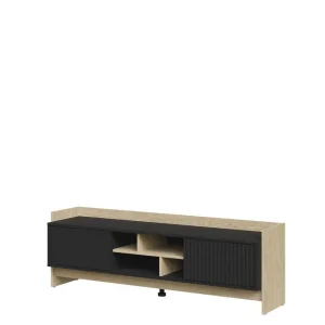 Kundfavorit Polina Tv-bänk 150 cm Brun/Svart - Möbler
