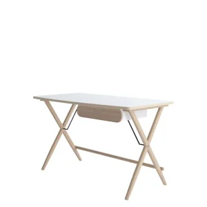 I lager Aditiya Skrivbord 67x135 cm Vit - Möbler