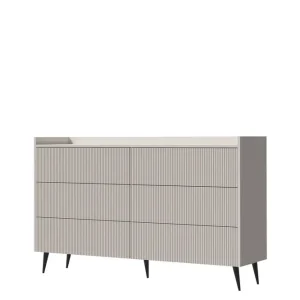 Chiku Byrå 150 cm Beige - Förvaring Begränsat antal