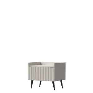 Chiku Sängbord 52 cm Beige - Möbler Reapris