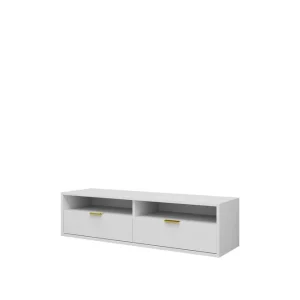Kanon Tv-bänk 140 cm Vit - Möbler Kampanjpris