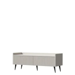 Billig Chiku Tv-bänk 121 cm Beige - Möbler