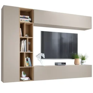 Bulet Tv-möbelset 224x33 cm Beige - Möbler Billigare