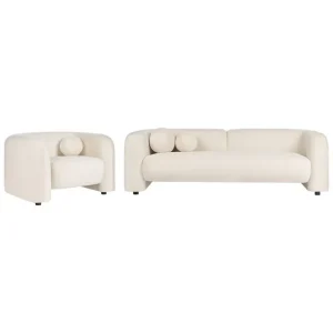 4-sits Soffgrupp Leiren Off-white Off-white - Möbler Kampanjpris