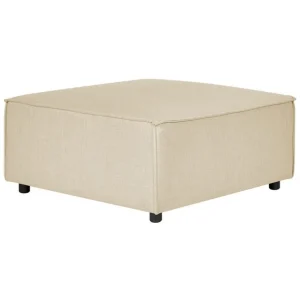 Fotpall Aprica Beige/svart Beige/svart - Möbler Erbjudande