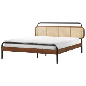 Rabatter Dubbelsäng Boussicourt med lamellram 160x200 cm 160x200 cm - Möbler