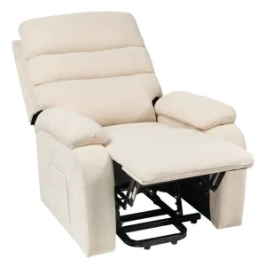 Elektrisk reclinerfåtölj Rise Ljusbeige Ljusbeige - Möbler Billigare