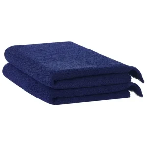 Populärt val Handduk Atiu set om 2 Blå Blå - Textil & mattor