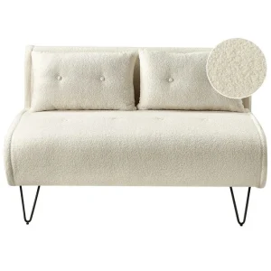 Utförsäljning 2-sitssoffa Vestfold Off-white, svart Off-white, svart - Möbler