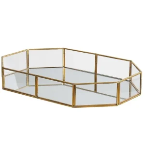 Erbjudandepris Bricka Chabris Guld/transparent Guld/transparent - Servering & matlagning