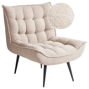 Fåtölj Alvesta Beige/svart Beige/svart - Möbler Extra rabatt