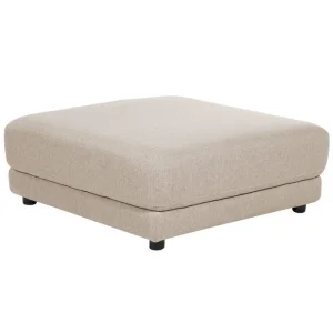 Fotpall Sigtuna Beige/svart Beige/svart - Möbler Outlet