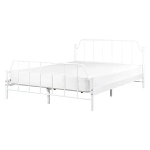 Extra rabatt Dubbelsäng Mauressac med lamellram Vit, 140x200 cm Vit, 140x200 cm - Möbler