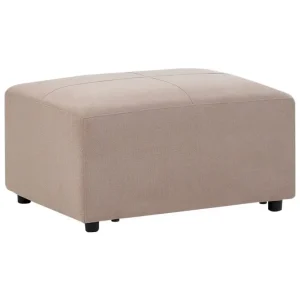 Fotpall Kohlo Taupe/svart Taupe/svart - Möbler Erbjudandepris