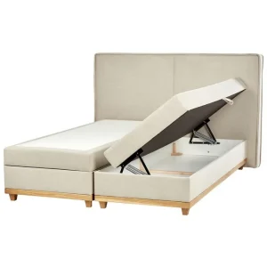 Expressleverans Kontinentalsäng Dynasty Beige-Ljust Trä, 180x200 cm Beige-Ljust Trä, 180x200 cm - Möbler