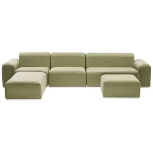 Loungegrupp Battifollo Grön/Vit Grön/Vit - Utemöbler & utemiljö Erbjudande